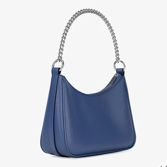 MICHAEL KORS Jet Set Lg Pebbled Convertible Crossbody Shoulder Pouchette XBODY - Picture 5 of 16